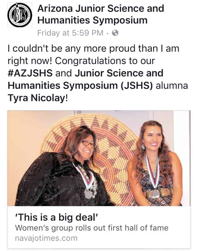 Tyra Nicolay Inducted to Hall of Fame